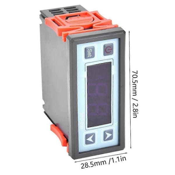 STC-200 Digital Termostat Temperaturregulator Mikrocomputer Køling Varmeregulator AC-Perfet