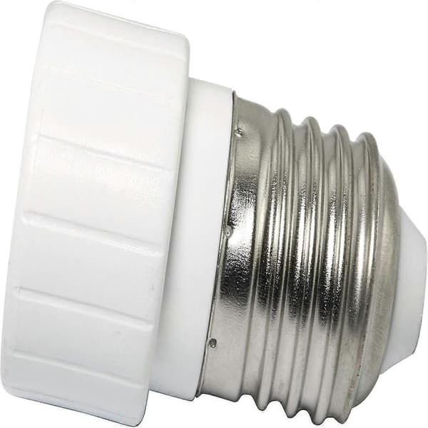 E27 til GU10-adapter 2 STK E27 Edison skrue til GU10 bajonettbaseadapteromformer for lyspære