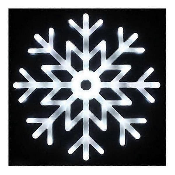 40 cm LED-lumitähti, monivärinen valoriipus Snowflake Light White