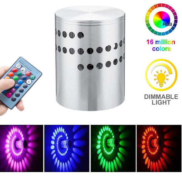 3 watt LED væglampe, aluminium væglampe, badeværelseslampe, væg