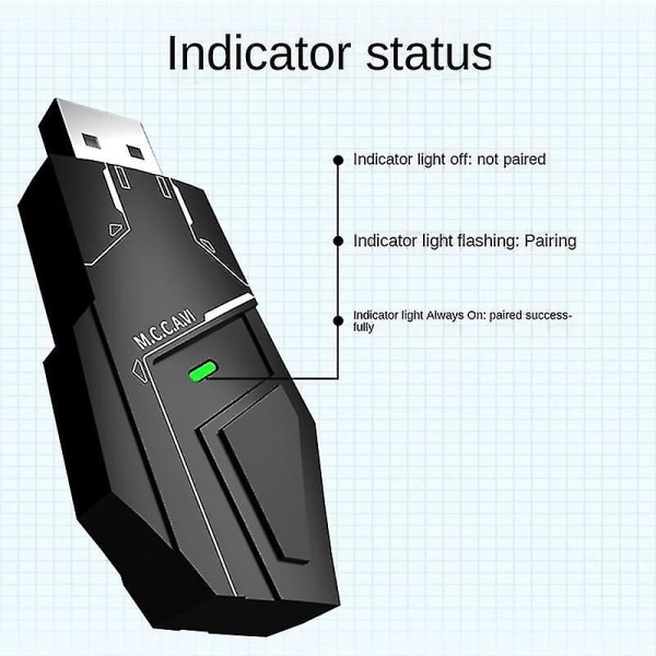 För Ps5 Controller Converter Bluetooth Adapter Receiver USB
