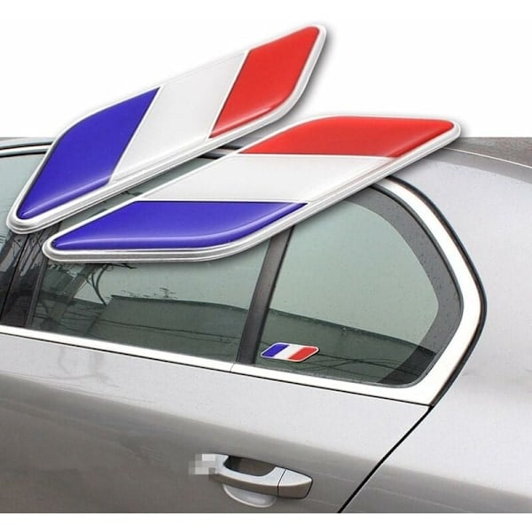 Autotarrat Ranskan lippu -tarra auton koristeluun Liimautuva 11,5