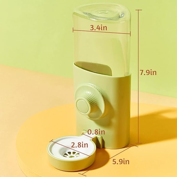Kanin Vattendispenser Smådjur Automatisk Vattendispenser, Tyst, Hängande Fast Vattenflaska för Hamster Chinchilla Marsvin Iller