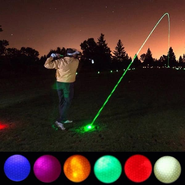 6/3 stk. selvlysende golfbolde 3pcs