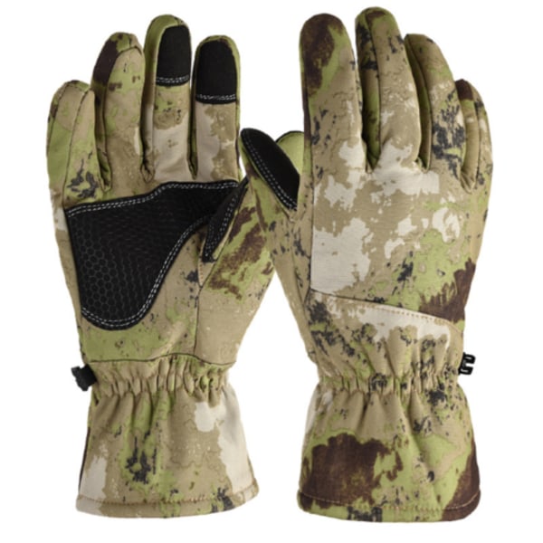 Winter Camouflage Hunting Gloves Warm Non-slip Waterproof Ski Gloves