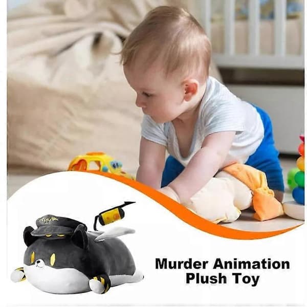 Uzi Murder Drones Plyschdocka Set - Polis Katt 25cm