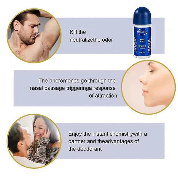 Roll-On Deodorant - Snabbtorkande & Luktkontroll - 50ml COOL KICK 50ml