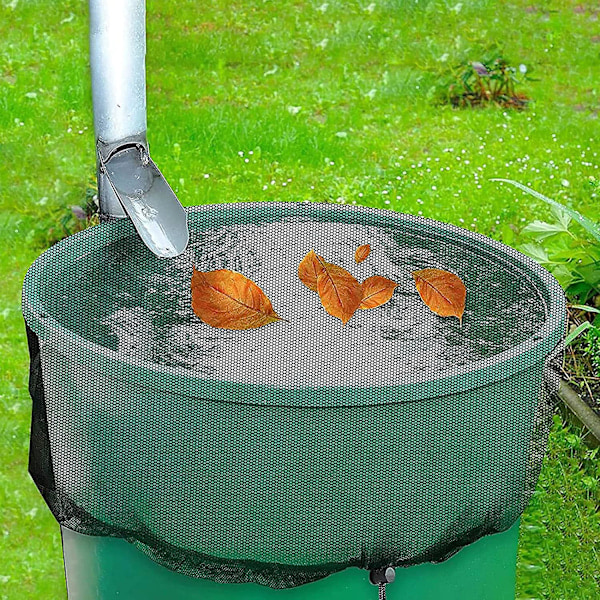 Regnvandstønde Net, Regnvandstønde Net Regnvandstønde Beskyttelse Regnvandstønde Net Beskyttelse Regnvandstønde Regnvandstønde Net Beskyttelse Til Udendørs Have (95cm Diameter Sort)