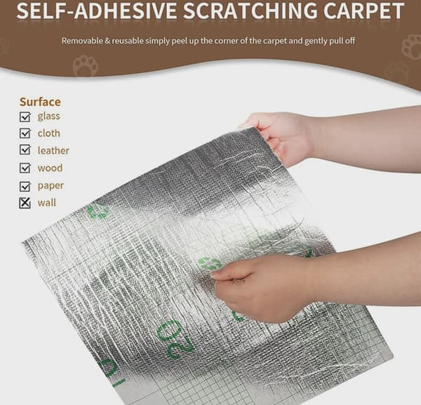 Cat Scratch Pad, Cat Scratch Mat, Cat Scratch Board, Cat Sofa Scratch Pad, Cat Scratch Mat, Cat Scratch Board (40cm x 2m) 0