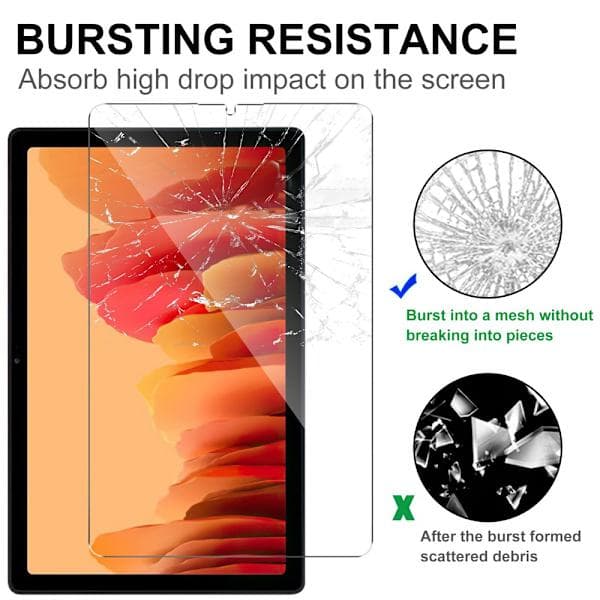 2 st Samsung Tab A9 surfplatta härdat glas