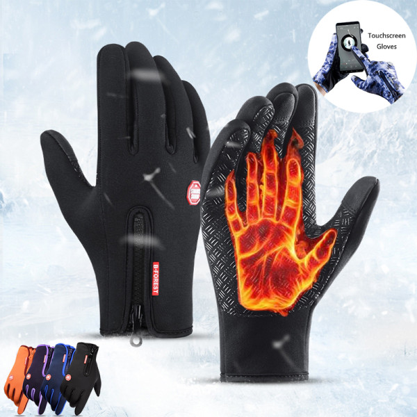Winter Gloves Touch Screen Riding Motorcycle Sliding Waterproof Sports Gloves Wi