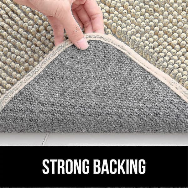 Hundedørmåtte til mudrede poter, absorberer snavs, absorberende skridsikker vaskbar måtte, tør mikrofiber, mudder Beige 60x90cm