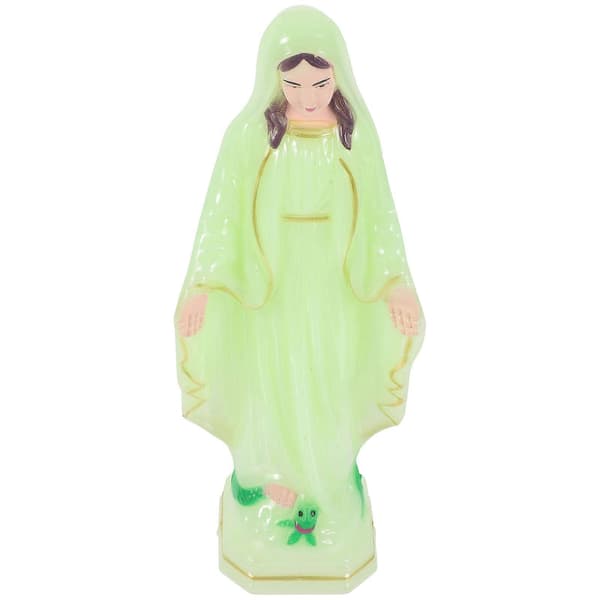 Jomfru Maria-statue Jomfru Maria-figur Madonna katolsk plasthåndverk Jomfru Maria-figur