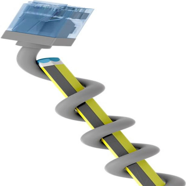 Ultrafleksibel patchkabel CAT 6A, slank, U/UTP, grå Grå