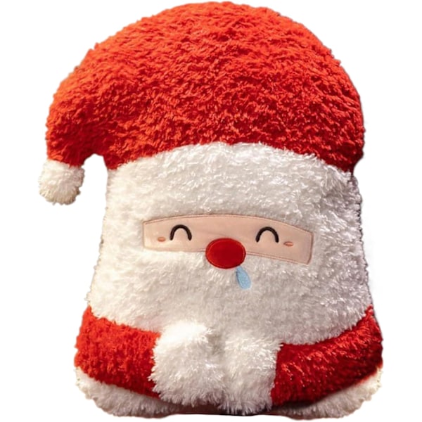 Christmas Stuffed Animals 18 Inch Cotton Stuffed Santa Pillow Cartoon Christmas Pillows With Cute Expressions Soft Comfortable