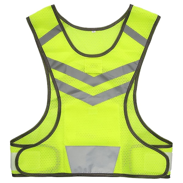 Outdoor Sports Running Reflective Vest Adjustable Lightweight Mesh Safety Gear for Women Men Jogging