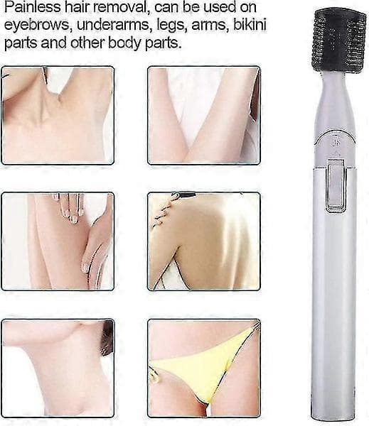 Elektrisk øjenbrynstrimmer med epilator kam til kvinder