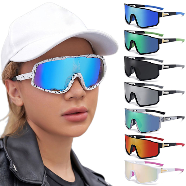 Polariserede sports solbriller, ultralette, antirefleks, UV-resistente, coatede linser, softball cykelbriller, sportsbriller Green,Black A