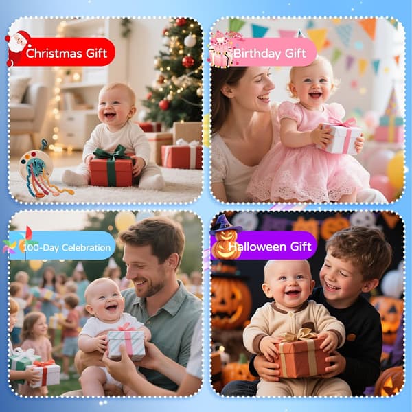 Leker egnet for 1-åringer, sensoriske leker for spedbarn