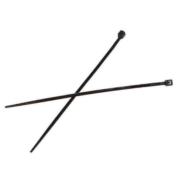 1000 stk. sorte nylonkabelbindere 95 mm x 2 mm