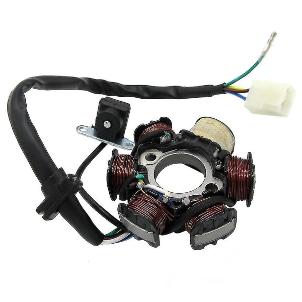 6 Spolar 5 Ledare 50cc 110cc 125cc 150cc Scooter Moped Cykel Atv Quad Magneto Stator