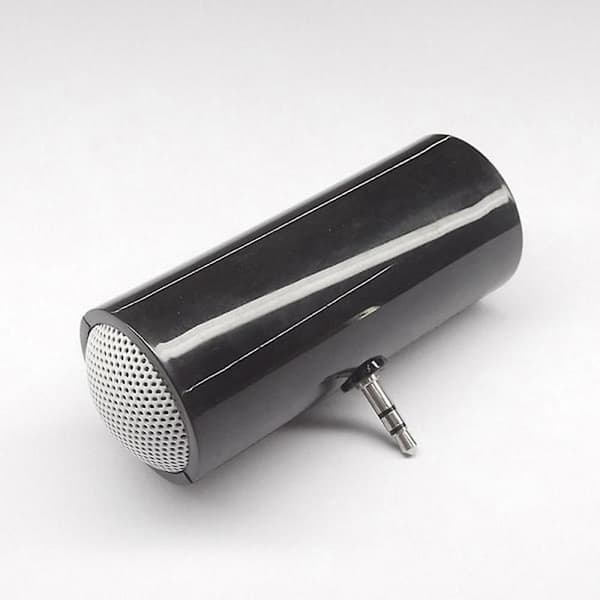 3,5 mm Jack Stereo Mini Speaker Portable MP3 Music Player Speaker Amplifier Speaker for Mobile P [dB} black