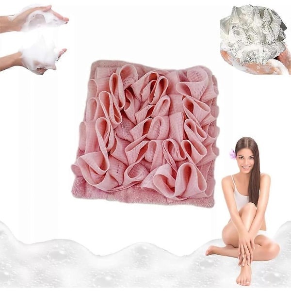 2 in 1 Bath Loofah Sponge