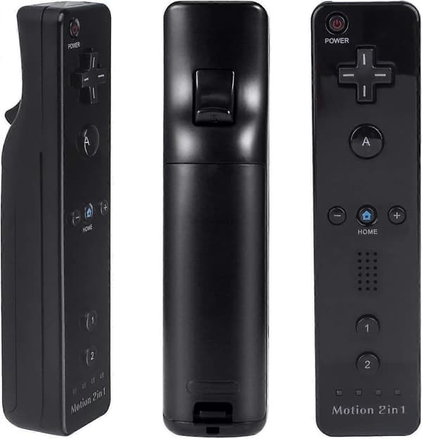 2025 Nyaste Motion Plus Wii-kontroll 2-pack med Nunchuck, Wii Remote