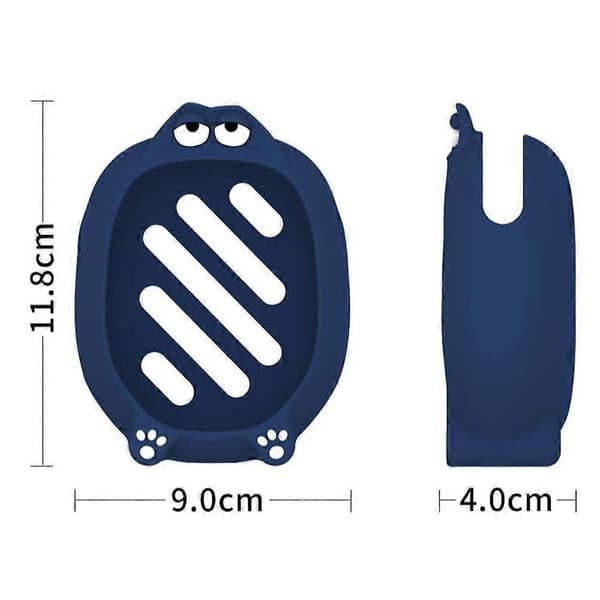 Tecknad silikonfodral för JBL CLIP 5 - Stötsäkert högtalarfodral Black 1pcs