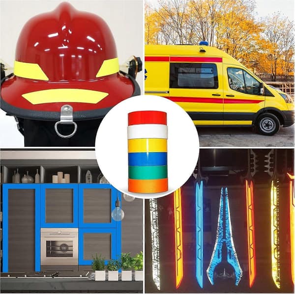 GGR Supplies - T.R.U. REF-7 Sølv/Hvid Reflekstape af Ingeniørkvalitet: 1/2