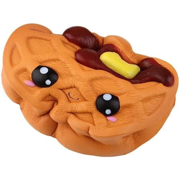 Sjokoladekake Kawaii Slow Rising Squeeze Toys Stress Relief Soft Gift Collection