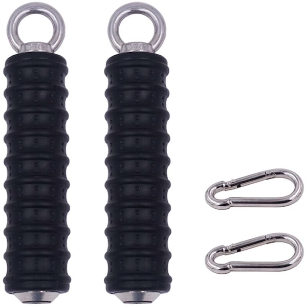 2 stk. Push Down Enkelt Håndtag Gym Styrke Triceps Pull Up Håndtag til Kabelmaskine Beslag Arm Fitness Udstyr