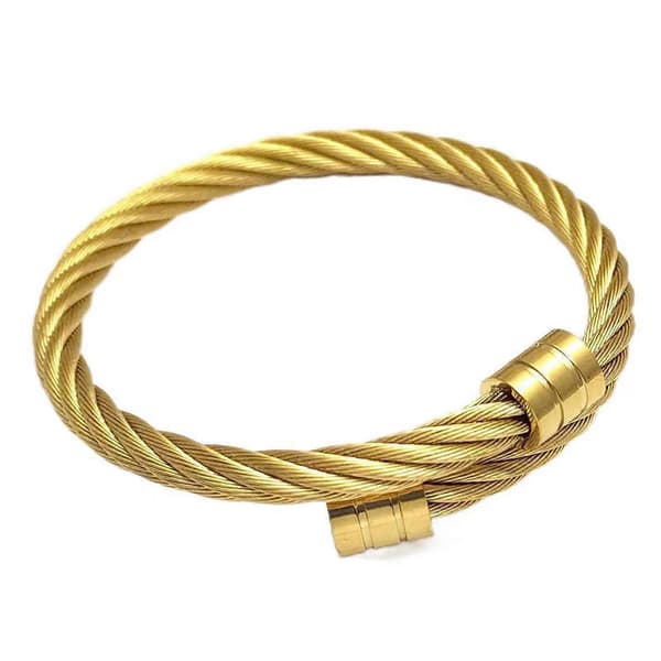 Lymfedrænage Magnetiske Armbånd Crainoc Titaniumion Osimium Armring Silver
