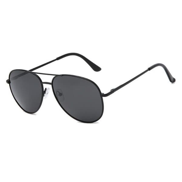 Unisex Polariserede Pilot Solbriller UV400 Beskyttelse V101 Sort