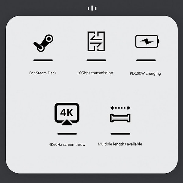 100W rettvinklet USB C til USB C-kabel, 1,5m USB C til C type-C hurtiglading [DB] 1.5m