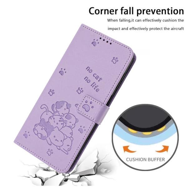 iPhone 16 - Lommebokveske/Etui Katt