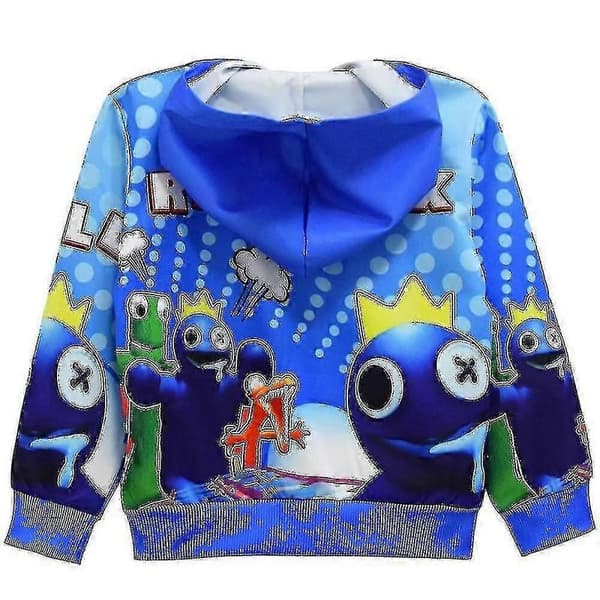 Roblox Rainbow Friends Tryck Barn Huvtröjor Jacka 7-8 Years C