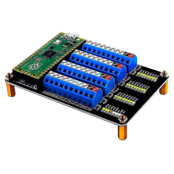 Skrueterminal-udvidelseskort, Skrueterminalblok Breakout-modulkort med LED til Pico