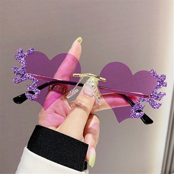 Flame Heart aurinkolasit LILA Purple