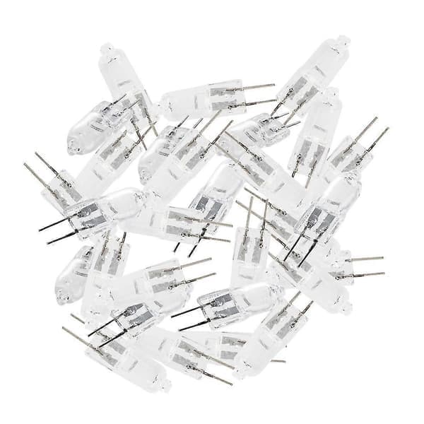 30-pack Halogenlampa G4 12V 10W Ljusstark Varmvit