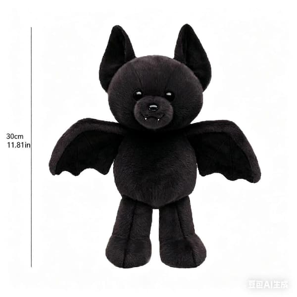 Build-A-Bear Halloween-lepakko pehmolelu, aseteltava, 2025