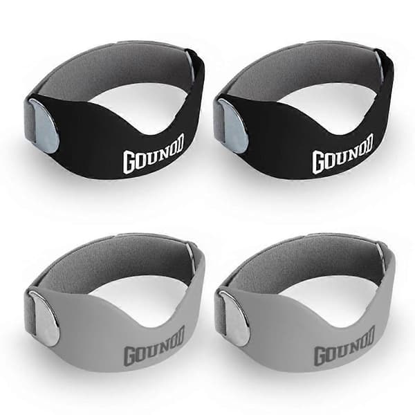 Gounoud Patella Polvituki Koripallo Juoksutuki Silikoni 17X5Cm Gray 2pcs