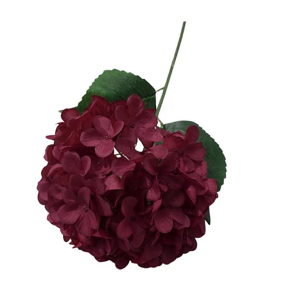 Kunstig Hortensia Blomst – til Midtpunkt & Udstilling – med Realistisk Red