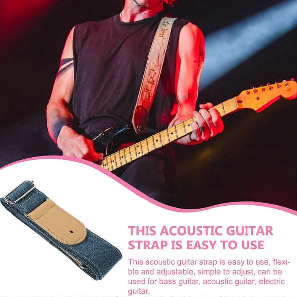 Justerbar guitarrem til akustisk guitar, behagelig