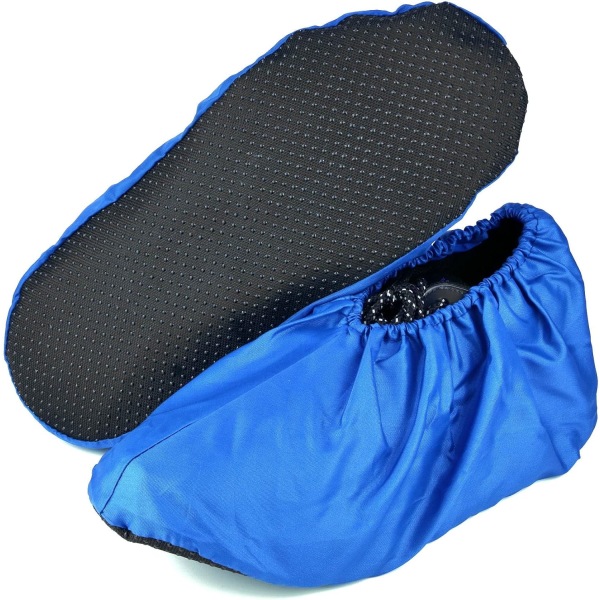 MELTU 1 Pair Reusable Shoe Covers, Non-Slip Washable Overshoes, Waterproof Boot