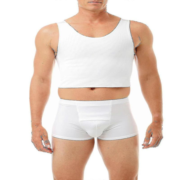 Kompressionsbröstbinda White 2XL