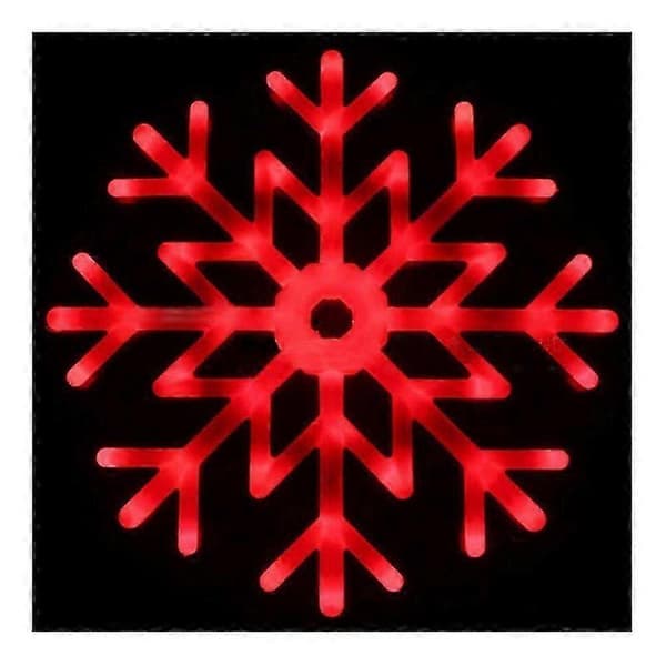 40 cm LED-lumitähti, monivärinen valoriipus Snowflake Light Blue