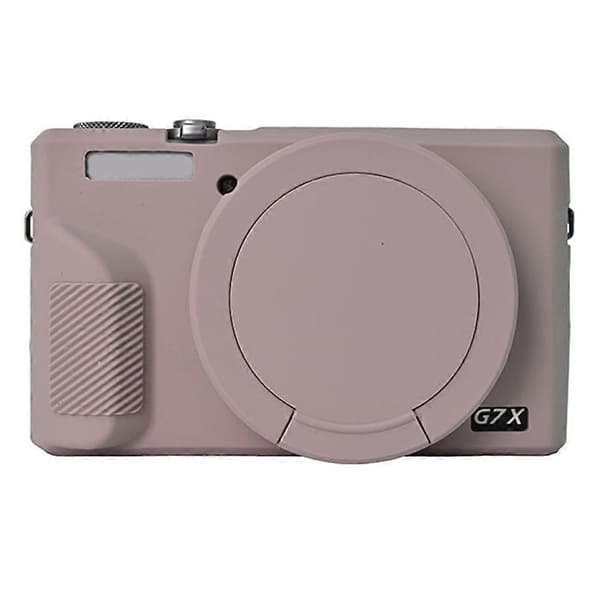 Suojakotelo Canon G7 X Mark III:lle, pölytiivis silikonisuoja kameralle harmaa Grey Grey