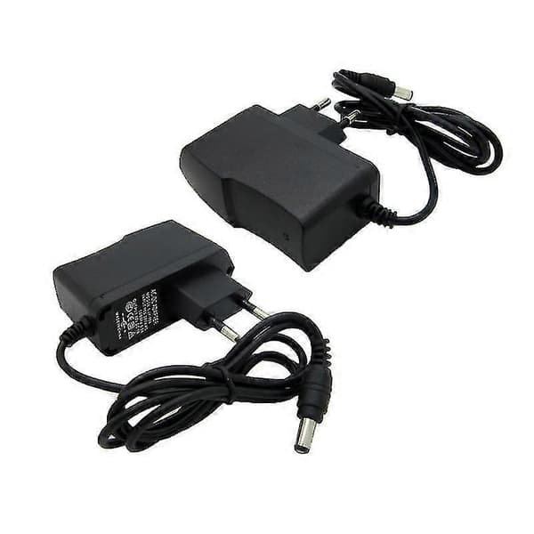 AC 100-240V DC 5V 2A EU Plugg Veggadapter Konverter Strømforsyningskabel