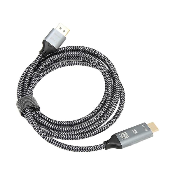 DisplayPort 1.4 till HD Multimedia Interface 2.1 adapterkabel 8K DisplayPort hane till HD Multimedia Interface hona kabel